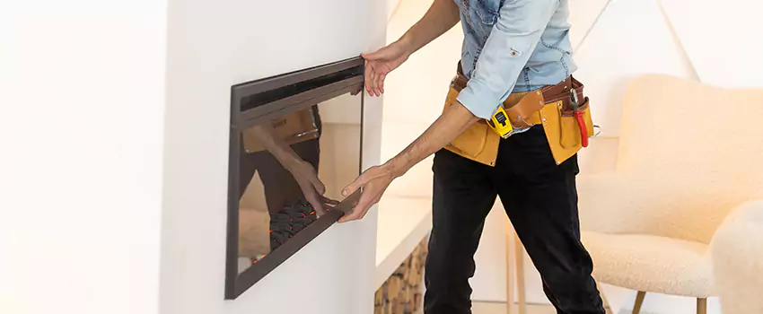 Metal Fireplace Installation in Hermosa Beach, California