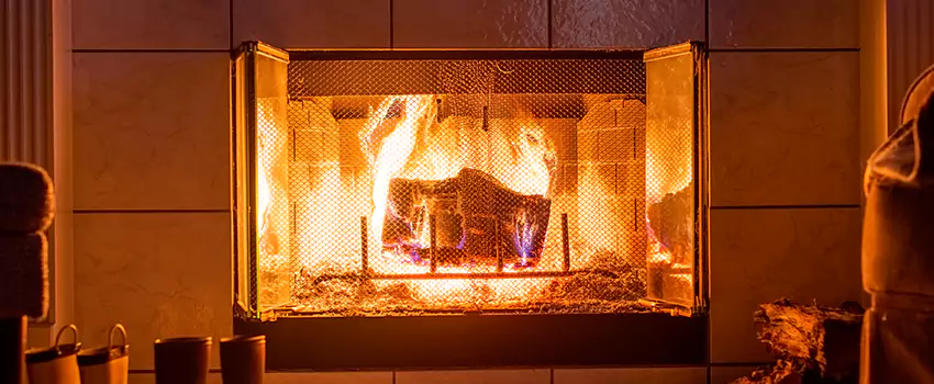 Mendota Hearth Landscape Fireplace Installation in Hermosa Beach, California